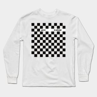 Sage Karam Racing Flag Long Sleeve T-Shirt